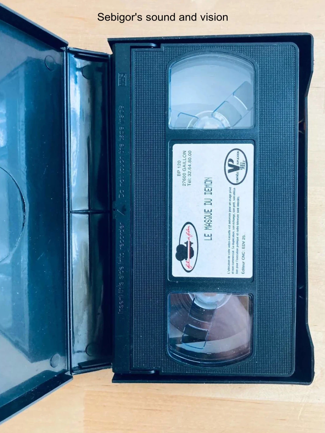 VHS cassette The Mask of the Demon by Mario Bava. – photo 2